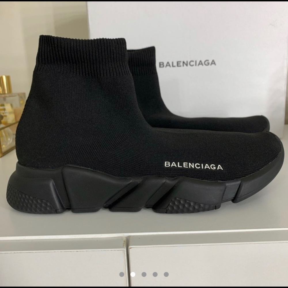 Balenciaga Black Speed Sneakers